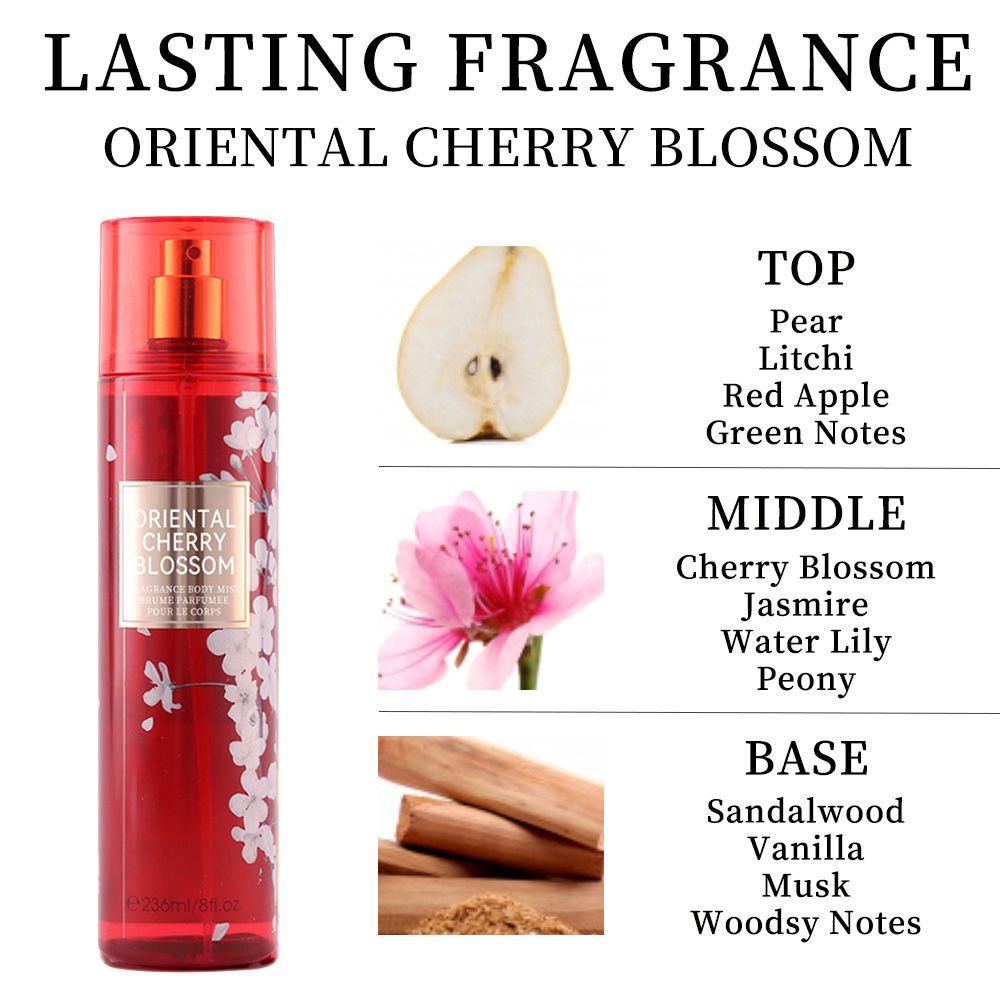Women's Floral Hair & Body Fragrance Mist, 8 fl oz