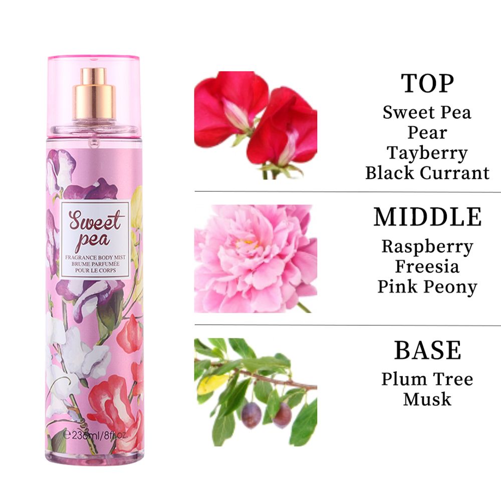Women's Floral Hair & Body Fragrance Mist, 8 fl oz - product view 14