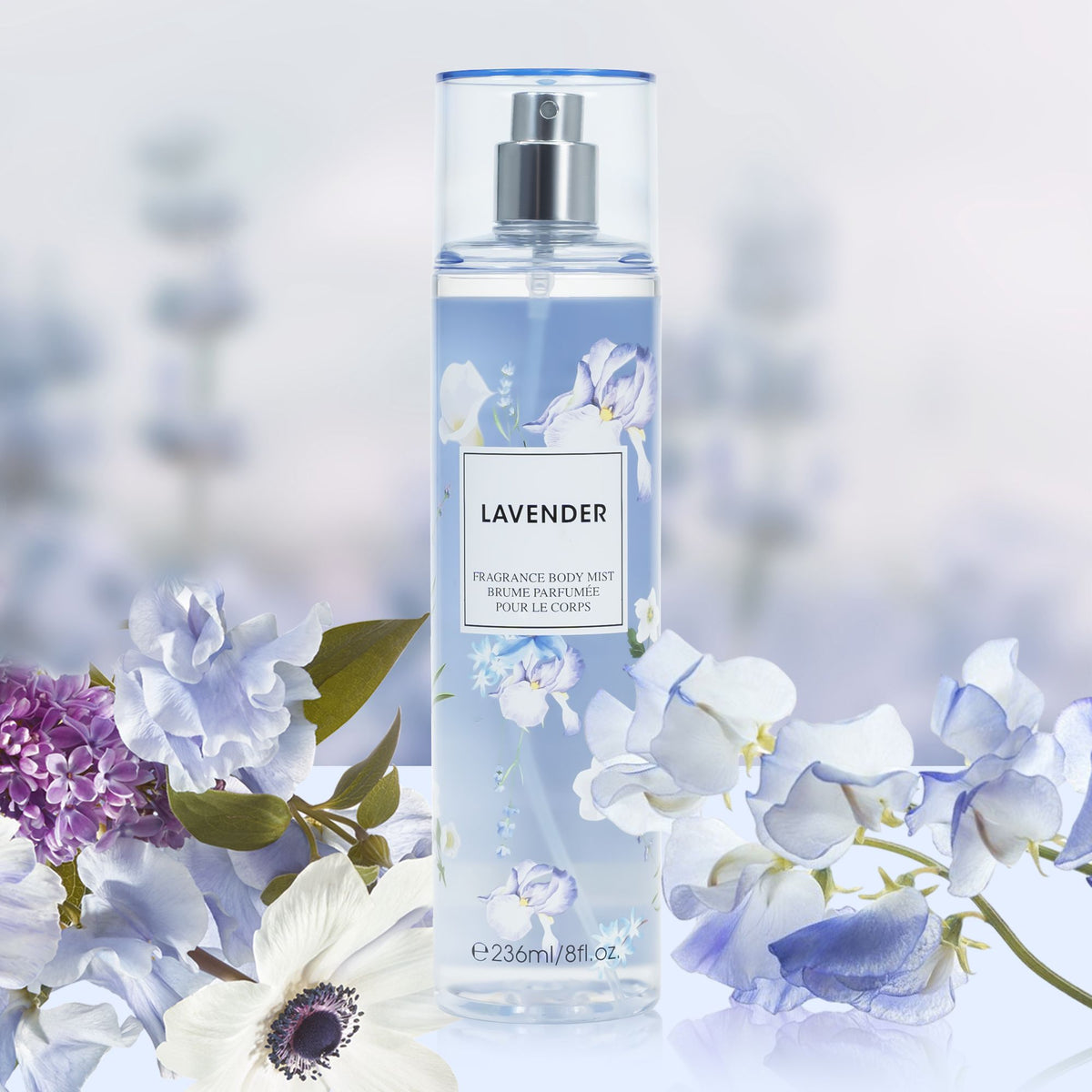 Women's Floral Hair & Body Fragrance Mist, 8 fl oz - product view 8