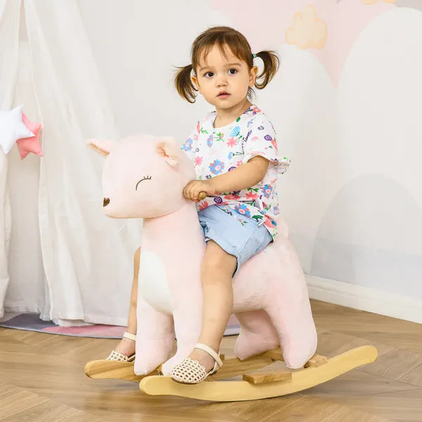 Deer Animal Rocking Horse Plush Toy, for Kids 36-72 Months with Realistic Sounds, Child Rocker - product image 2