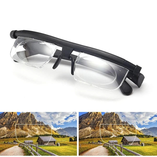 Dial Adjustable Focus Reading Glasses with Variable Lens Strength - product view 7