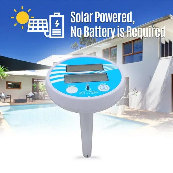 Solar Powered Floating Digital Pool Spa Thermometer with Max Min Display - product view 4