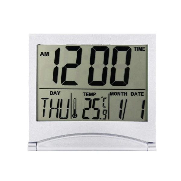 Foldable Digital Travel Alarm Clock with Temperature Display - product view 16