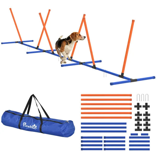 PawHut Dog Agility Training Equipment Adjustable Poles for Dog Agility Course with Carry Bag - product image 11