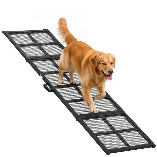 PawHut Dog Car Ramp, 75 Inch x 20 Inch Extra Long and Wide, Non-Slip Surface, Folding Portable Pet Ramp for Large, Small and Senior Dogs - product image 11