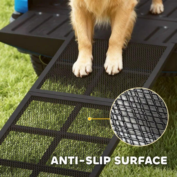 PawHut Dog Car Ramp, 75 Inch x 20 Inch Extra Long and Wide, Non-Slip Surface, Folding Portable Pet Ramp for Large, Small and Senior Dogs - product image 5