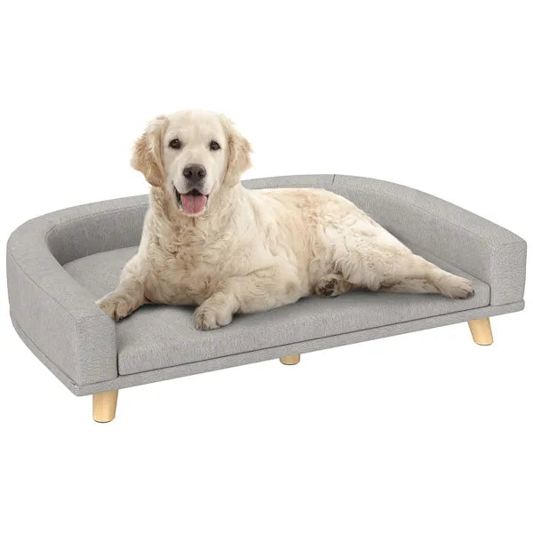 PawHut Dog Sofa Couch Bed with Washable Cushion for Large Dogs, Cats, Gray - product image 11