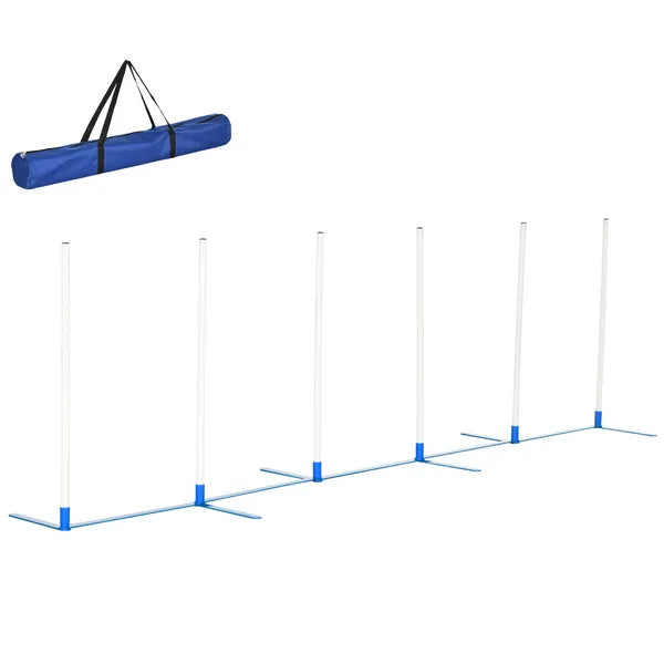 PawHut Dog Weave Pole Set, Agility Starter Kit for Outdoor Exercise Training - product image 14