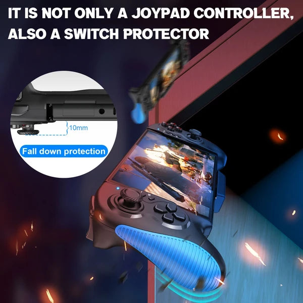 Handheld Gamepad Controller Grip with Dual Vibration for Nintendo Switch - product view 2