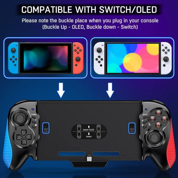Handheld Gamepad Controller Grip with Dual Vibration for Nintendo Switch - product view 8