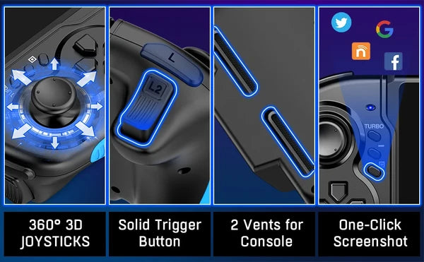 Handheld Gamepad Controller Grip with Dual Vibration for Nintendo Switch - product view 10