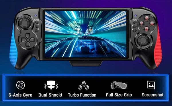 Handheld Gamepad Controller Grip with Dual Vibration for Nintendo Switch - product view 3