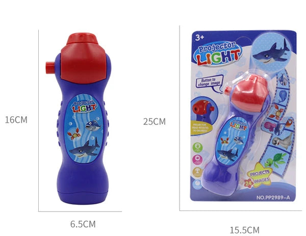 Kids Animal Slide Projector Flashlight Educational Learning Toy - product view 10