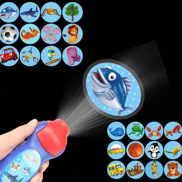 Kids Animal Slide Projector Flashlight Educational Learning Toy - product view 12