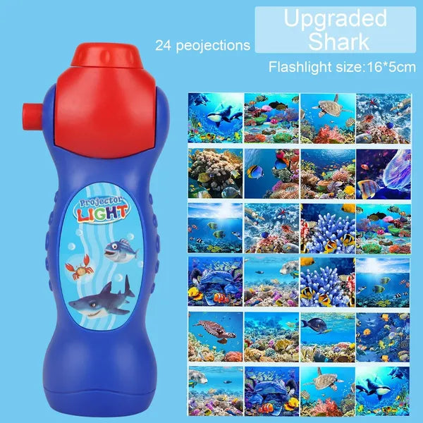 Kids Animal Slide Projector Flashlight Educational Learning Toy - product view 13