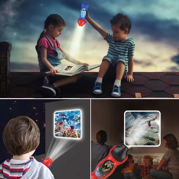 Kids Animal Slide Projector Flashlight Educational Learning Toy - product view 14
