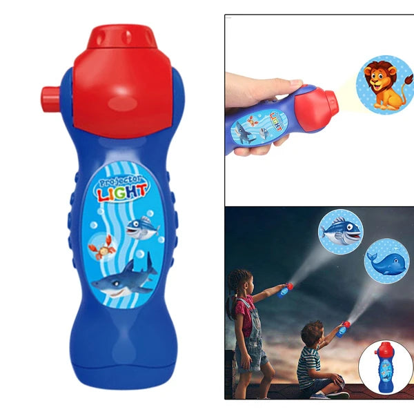 Kids Animal Slide Projector Flashlight Educational Learning Toy - product view 6