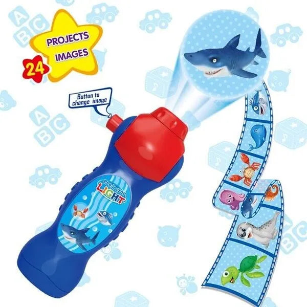Kids Animal Slide Projector Flashlight Educational Learning Toy - product view 4