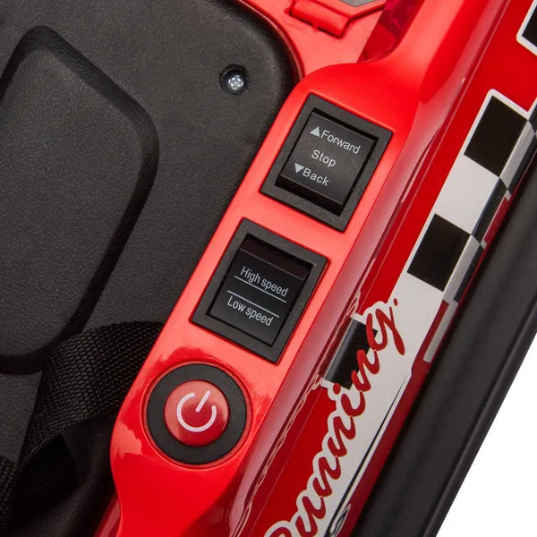 6V Electric Bumper Car for Kids with 360 Degree Rotation, Music and Lights, Red - product image 9