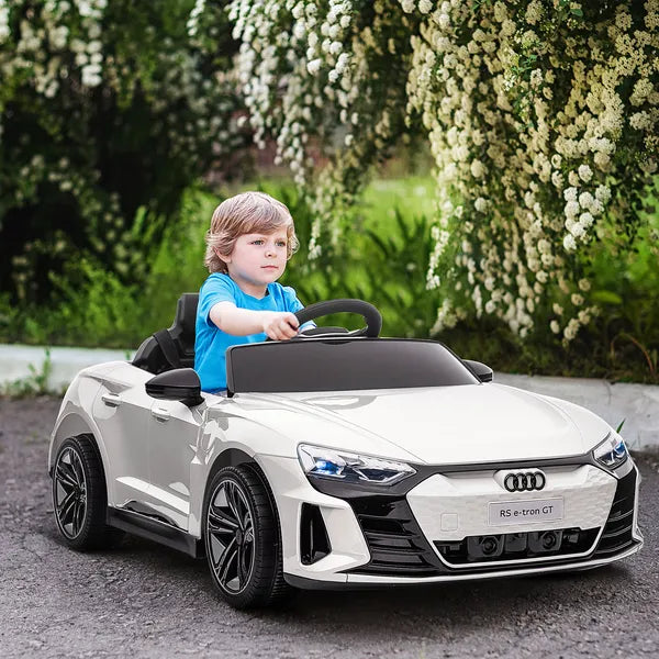Electric Car for Kids 37-60 Months | 12V Ride-on Toy with Remote Control, Suspension, Horn Honking, Sleek White - product image 2