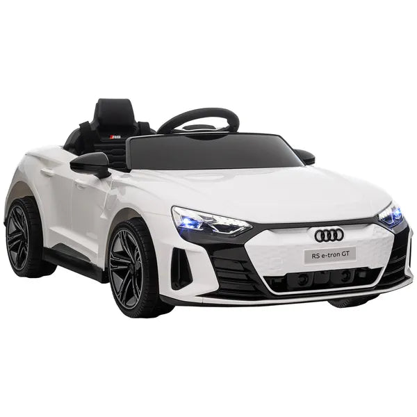 Electric Car for Kids 37-60 Months | 12V Ride-on Toy with Remote Control, Suspension, Horn Honking, Sleek White - product image 1