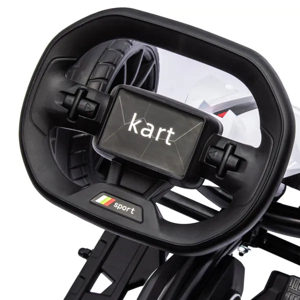Electric Go Kart for Kids, 12V Adjustable Speed,  White - product image 9