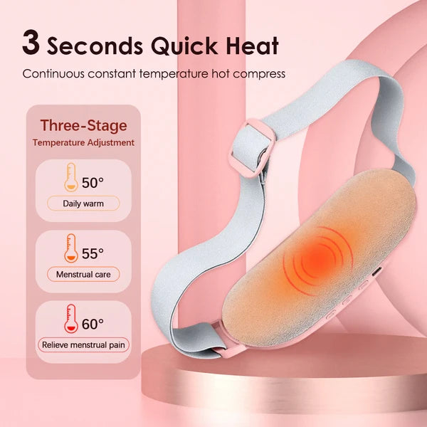 Electric Heating and Vibration Menstrual Comfort Belt with 3 Heat Levels - product view 6