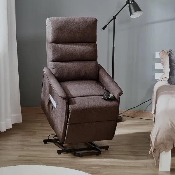 Power Lift Recliner Chair with Heat and Vibration Massage, Brown - product image 10
