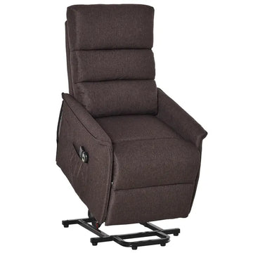 Power Lift Recliner Chair with Heat and Vibration Massage, Brown - product image 1