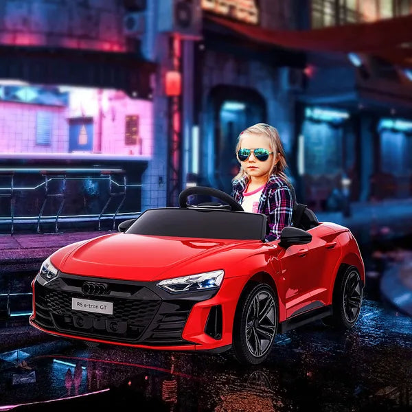 Electric Toy Car for Kids 3-6, 12V Ride on Car with Remote Control, Suspension System, Music, 3.1 MPH, Vibrant Red - product image 10