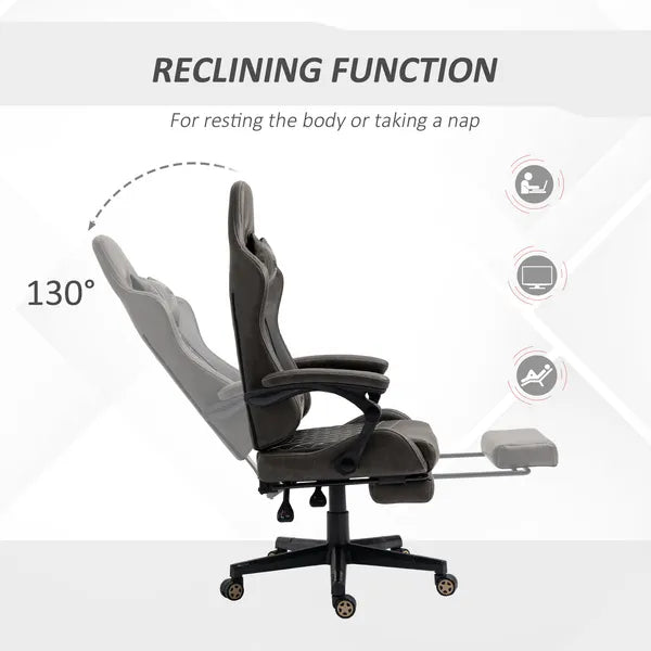 Vinsetto Ergonomic High Back Brown Office Chair Adjustable Swivel Recliner Lumbar Support - product image 5