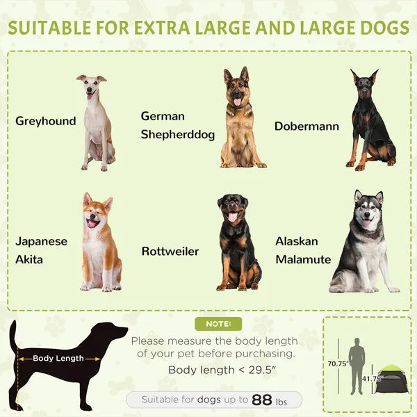 Extra Large Dog Portable Camping Tent with Carrying Bag for Beach Backyard Home in Green - product image 4
