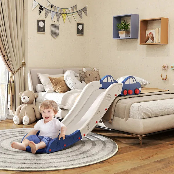 Extra Length Toddler Slide for Bed, Sofa, Easy to Assemble, Blue - product image 2