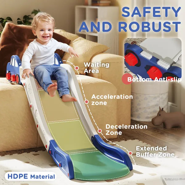 Extra Length Toddler Slide for Bed, Sofa, Easy to Assemble, Blue - product image 5