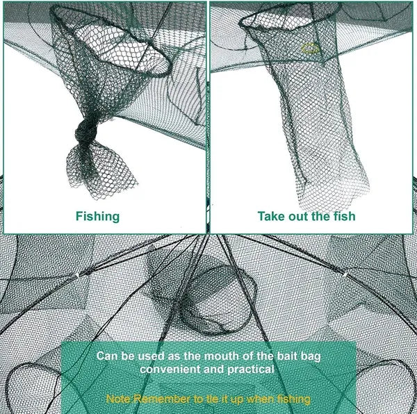 Foldable Fishing Bait Trap Net for Crab Crawdad Shrimp Minnow and Fish - product view 7