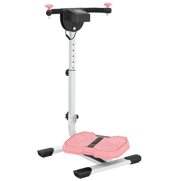 Soozier Foldable Ab Twister Exercise Board with LCD Display and Adjustable Handle Pink - product image 11