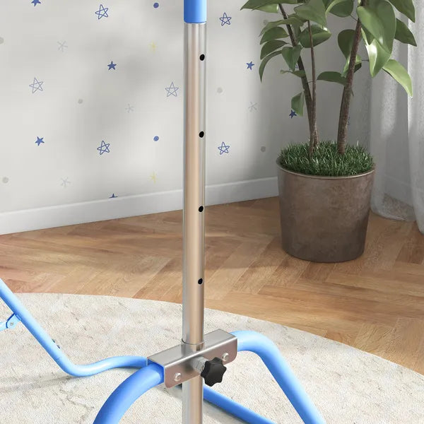 Folding Gymnastics Bar for Kids Ages 3-8, Gymnastics Bars for home, 34.8-50.6" Height, Bubble Gum Blue - product image 9