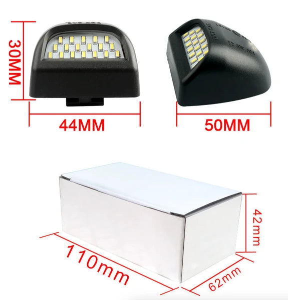LED License Plate Light Pair Compatible with 2000 to 2006 Chevy Tahoe Suburban GMC Yukon XL - product view 9
