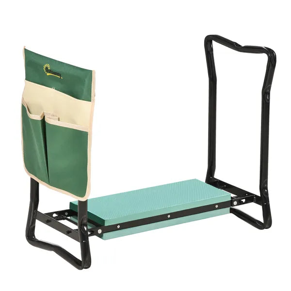 Outsunny Garden Kneeling Bench with 1 Large Side Tool Pouch and Easy Folding Design, Garden Kneeler Seat for Transport and Storage - product image 11