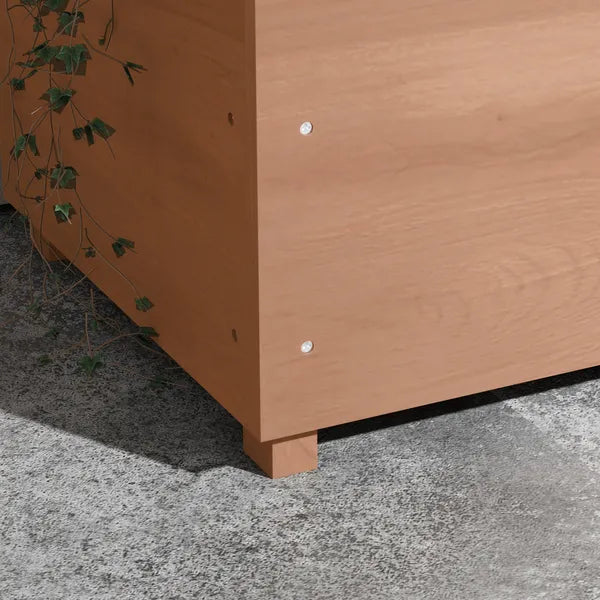 Garden Planter with Trellis: Wooden Construction for Climbing Plants, Includes Drainage, 70.75" Height - product image 9
