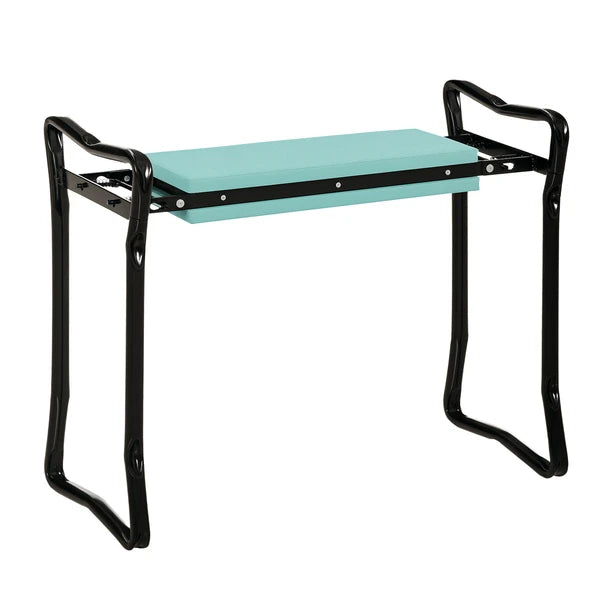 Outsunny Green Garden Kneeler and Seat Bench - Padded, Foldable Stool with Gardening Knee Pads for Comfortable Planting - product image 1
