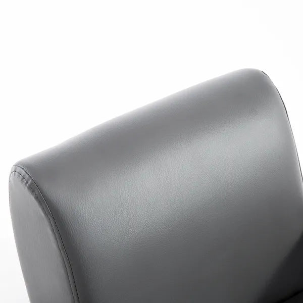 Grey Toddler Rocking Chair with Pocket PU Leather Kids Rocker for Nursery Playroom Durable Armchair - product image 9