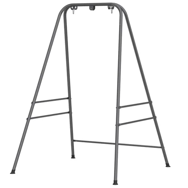 Outsunny Hammock Chair Stand Indoor and Outdoor Use with Anti-Slip Foot Pads, 2 Carabiners, Gray - product image 1
