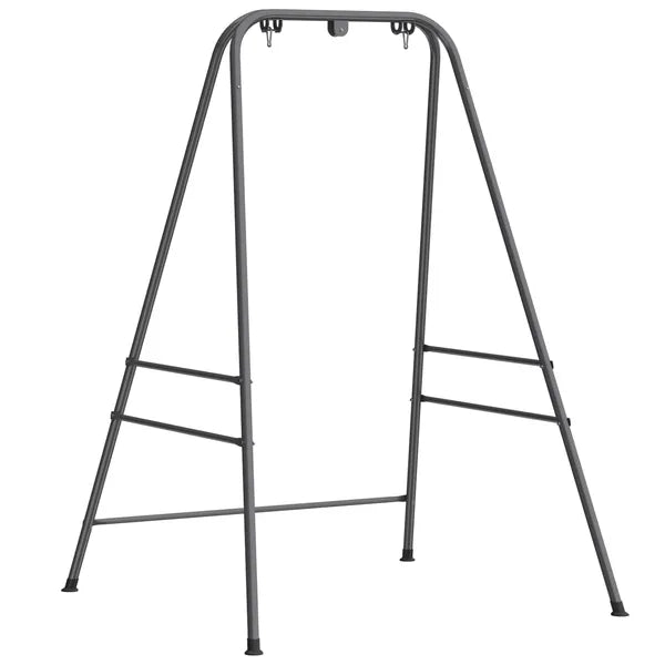 Outsunny Hammock Chair Stand Indoor and Outdoor Use with Anti-Slip Foot Pads, 2 Carabiners, Gray - product image 11