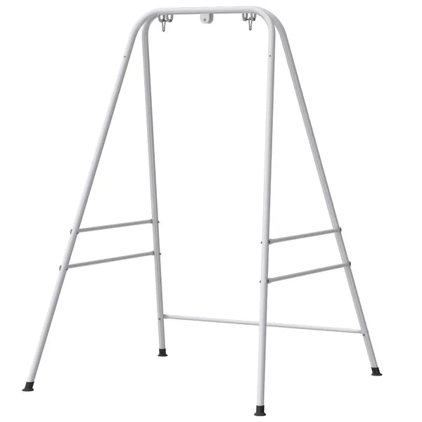 Hammock Chair Stand Indoor and Outdoor Use with Anti-Slip Foot Pads, 2 Carabiners, White - product image 1