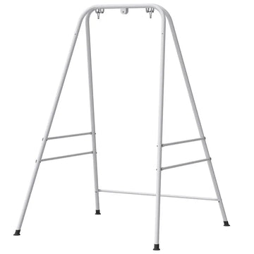 Hammock Chair Stand Indoor and Outdoor Use with Anti-Slip Foot Pads, 2 Carabiners, White - product image 1