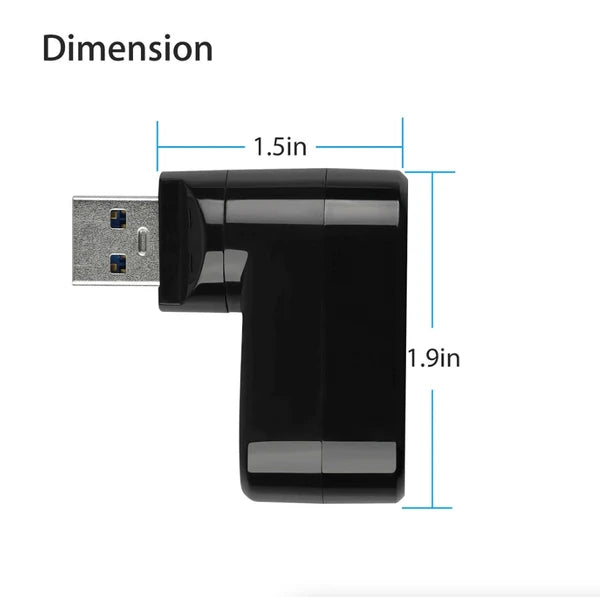 3 Port USB 3.0 Hub Splitter Adapter for Desktop PC Laptop and Mac - product view 16