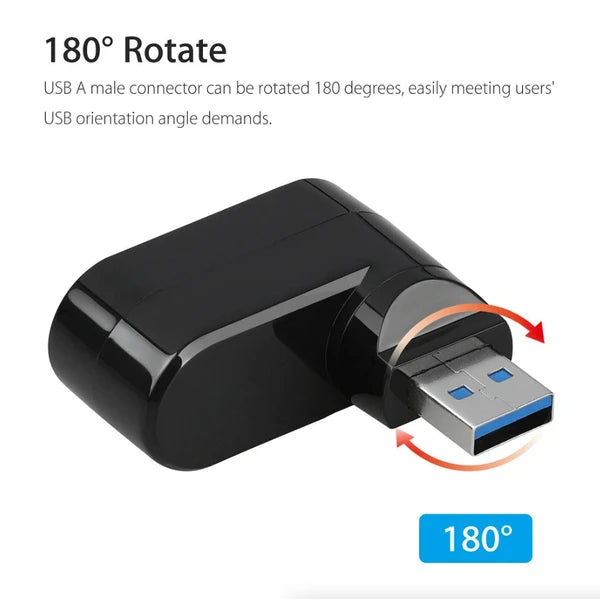 3 Port USB 3.0 Hub Splitter Adapter for Desktop PC Laptop and Mac - product view 9