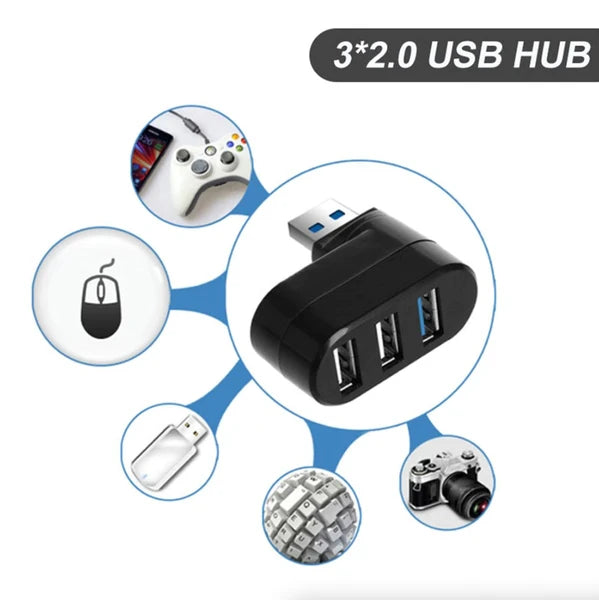 3 Port USB 3.0 Hub Splitter Adapter for Desktop PC Laptop and Mac - product view 14