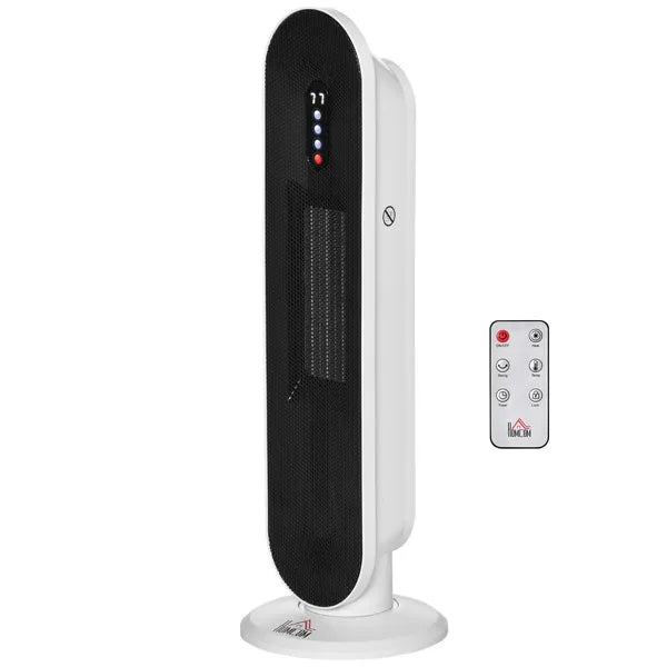HOMCOM Home Space Heater, Portable Electric Heaters with 45 Degree Oscillation, Remote Control, 24H Timer and Overheating Protection, 1500W/1000W - product image 11